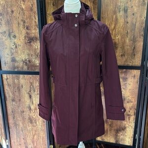 Kirkland Signature Maroon Trench Coat